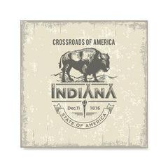 Ezposterprints - Indiana (IN) State Icon