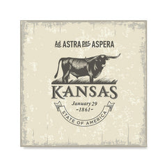 Ezposterprints - Kansas (KS) State Icon