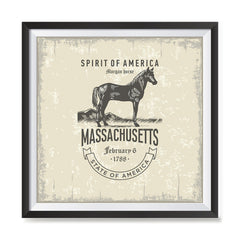 Ezposterprints - Massachusetts (MA) State Icon general ambiance photo sample