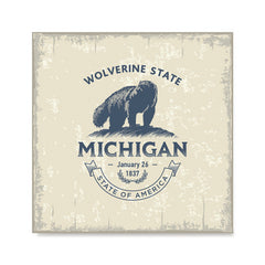 Ezposterprints - Michigan (MI) State Icon