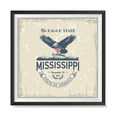 Ezposterprints - Mississippi (MS) State Icon general ambiance photo sample