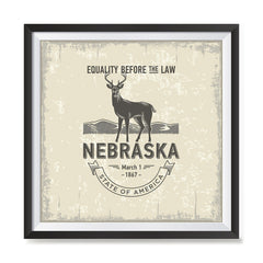 Ezposterprints - Nebraska (NE) State Icon general ambiance photo sample