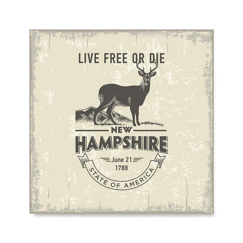 Ezposterprints - New Hampshire (NH) State Icon