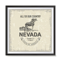 Ezposterprints - Nevada (NV) State Icon general ambiance photo sample