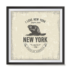 Ezposterprints - New York (NY) State Icon general ambiance photo sample