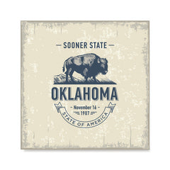 Ezposterprints - Oklahoma (OK) State Icon