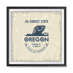Ezposterprints - Oregon (OR) State Icon general ambiance photo sample