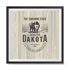Ezposterprints - South Dakota (SD) State Icon general ambiance photo sample