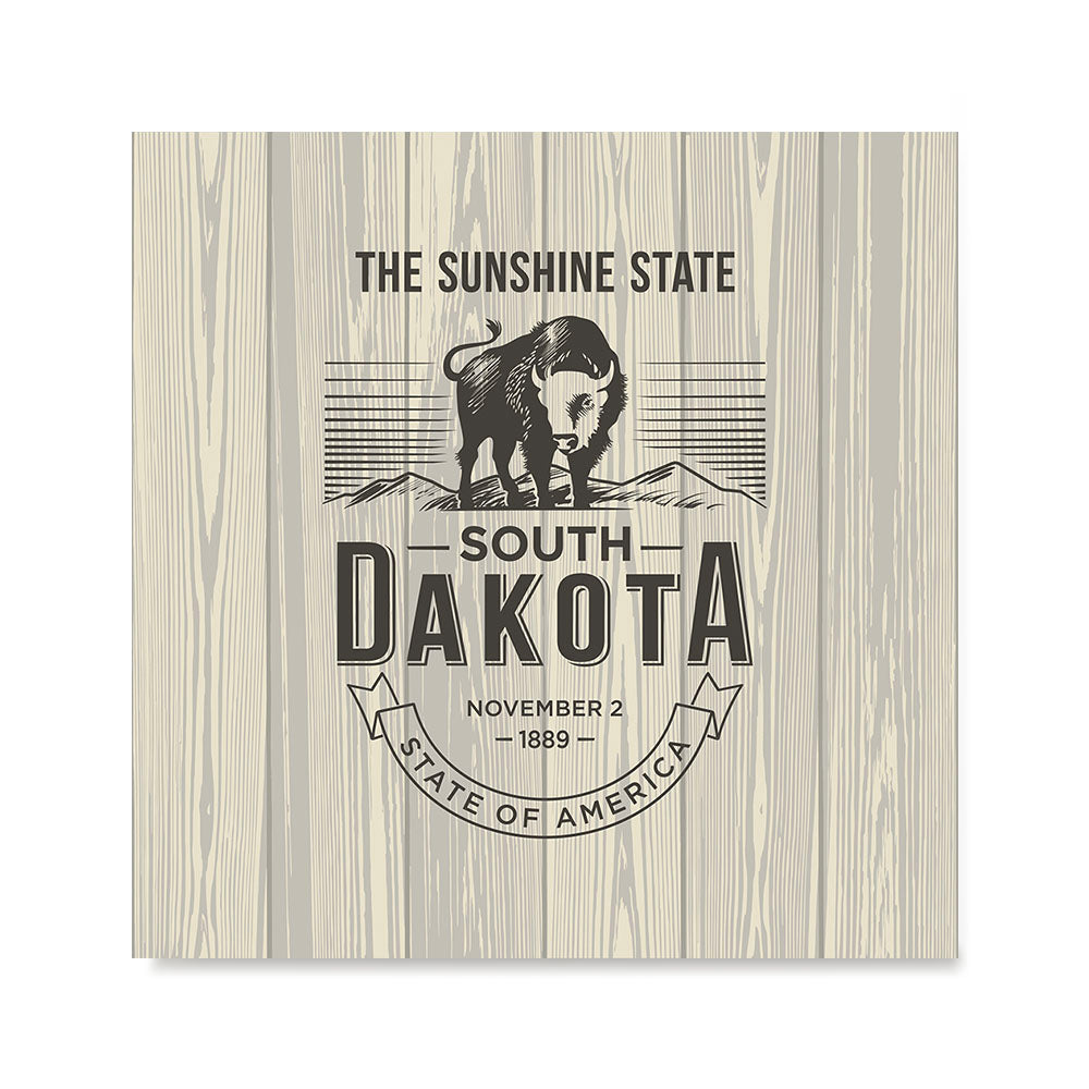 Ezposterprints - South Dakota (SD) State Icon