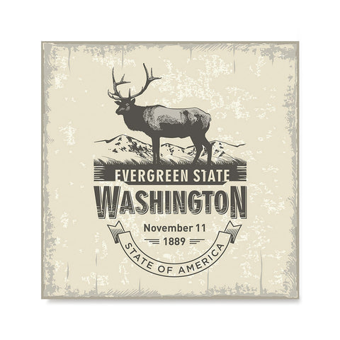 Ezposterprints - Washington (WA) State Icon