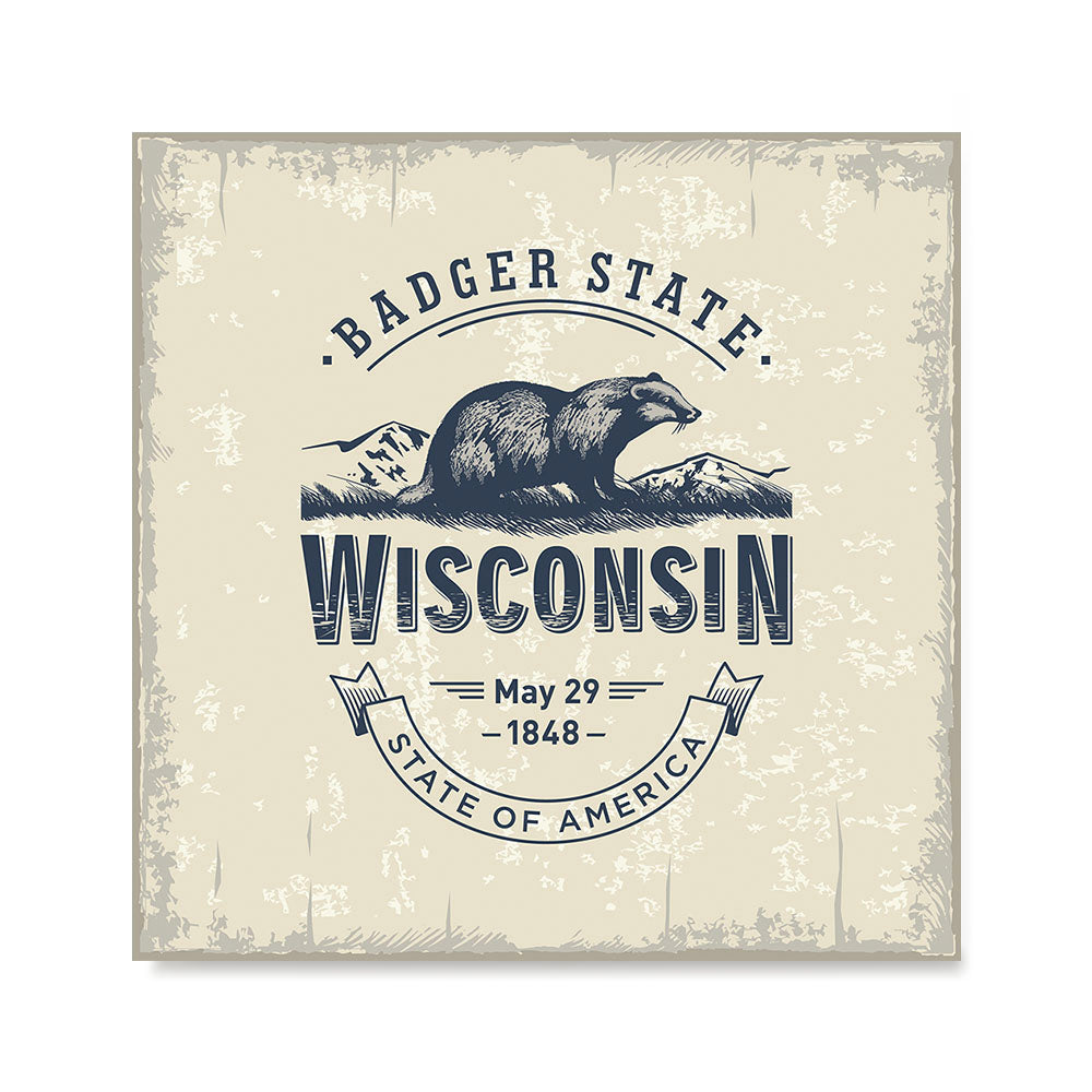 Ezposterprints - Wisconsin (WI) State Icon