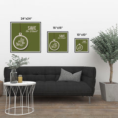Ezposterprints - Use Green Energy ambiance display photo sample