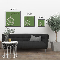 Ezposterprints - Green Home ambiance display photo sample