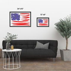 Ezposterprints - Grunge USA Flag 2 Poster ambiance display photo sample