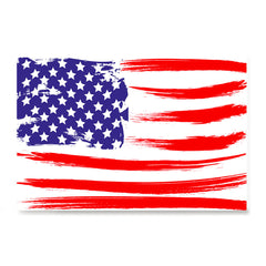 Ezposterprints - Grunge USA Flag 2 Poster
