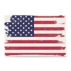 Ezposterprints - Grunge Worn Out USA Flag Poster