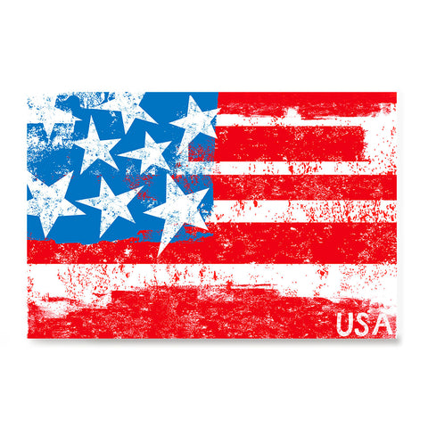 Ezposterprints - Retro USA Flag Poster