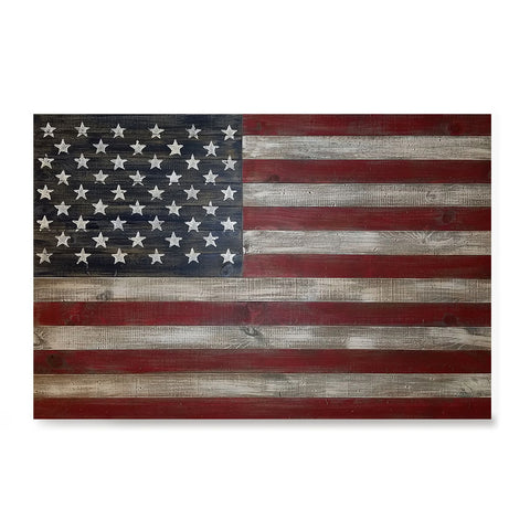 Ezposterprints - Rustic USA Flag Poster