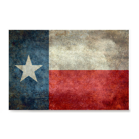Ezposterprints - Texas Style Lonely Star USA Flag Poster