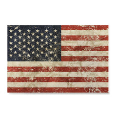 Ezposterprints - Vintage USA Flag Poster