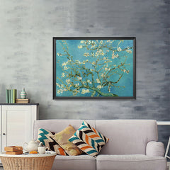 Ezposterprints - Almond Blossom | Van Gogh Art Reproduction - 48x36 ambiance display photo sample