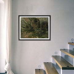 Ezposterprints - Birds Nests | Van Gogh Art Reproduction - 24x18 ambiance display photo sample