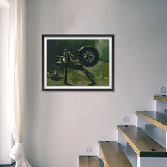 Ezposterprints - Bobbin Winder | Van Gogh Art Reproduction - 24x18 ambiance display photo sample