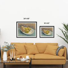 Ezposterprints - Dish With Citrus Fruit | Van Gogh Art Reproduction ambiance display photo sample
