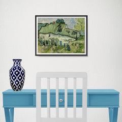 Ezposterprints - Farmhouse | Van Gogh Art Reproduction - 16x12 ambiance display photo sample