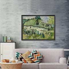 Ezposterprints - Farmhouse | Van Gogh Art Reproduction - 48x36 ambiance display photo sample