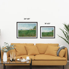 Ezposterprints - Field With Poppies | Van Gogh Art Reproduction ambiance display photo sample