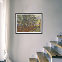 Ezposterprints - Garden Of The Asylum | Van Gogh Art Reproduction - 24x18 ambiance display photo sample