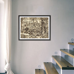 Ezposterprints - Garden Of The Hospital | Van Gogh Art Reproduction - 24x18 ambiance display photo sample