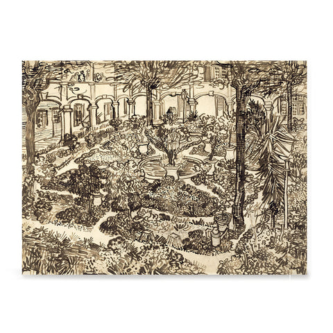 Ezposterprints - Garden Of The Hospital | Van Gogh Art Reproduction