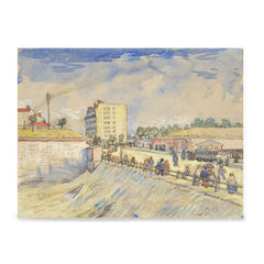 Ezposterprints - Gate In The Paris Ramparts | Van Gogh Art Reproduction