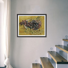 Ezposterprints - Grapes | Van Gogh Art Reproduction - 24x18 ambiance display photo sample