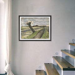 Ezposterprints - Pollard Willow | Van Gogh Art Reproduction - 24x18 ambiance display photo sample