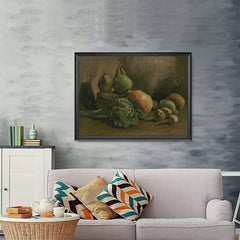 Ezposterprints - Still Life With Vegetables And Fruit | Van Gogh Art Reproduction - 48x36 ambiance display photo sample
