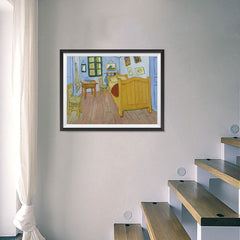 Ezposterprints - The Bedroom | Van Gogh Art Reproduction - 24x18 ambiance display photo sample