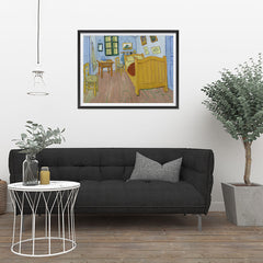 Ezposterprints - The Bedroom | Van Gogh Art Reproduction - 32x24 ambiance display photo sample