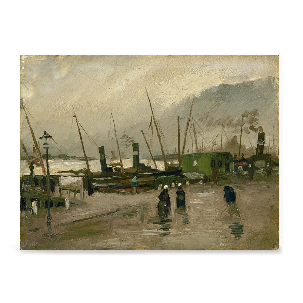 Fußmatte Vincent Van Gogh – 60x40 Cm, Design „De Ruijterkade“, Rutschfest, Maschinenwaschbar