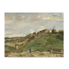 Ezposterprints - The Hill Of Montmartre With Stone Quarry 2 | Van Gogh Art Reproduction