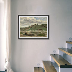 Ezposterprints - The Hill Of Montmartre With Stone Quarry | Van Gogh Art Reproduction - 24x18 ambiance display photo sample