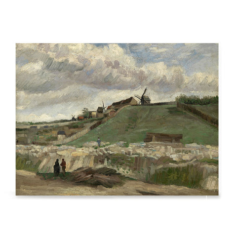 Ezposterprints - The Hill Of Montmartre With Stone Quarry | Van Gogh Art Reproduction