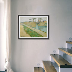 Ezposterprints - The Langlois Bridge | Van Gogh Art Reproduction - 24x18 ambiance display photo sample