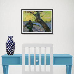 Ezposterprints - The Sower | Van Gogh Art Reproduction - 16x12 ambiance display photo sample