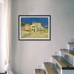Ezposterprints - The Yellow House | Van Gogh Art Reproduction - 24x18 ambiance display photo sample