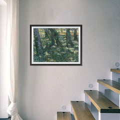 Ezposterprints - Undergrowth | Van Gogh Art Reproduction - 24x18 ambiance display photo sample