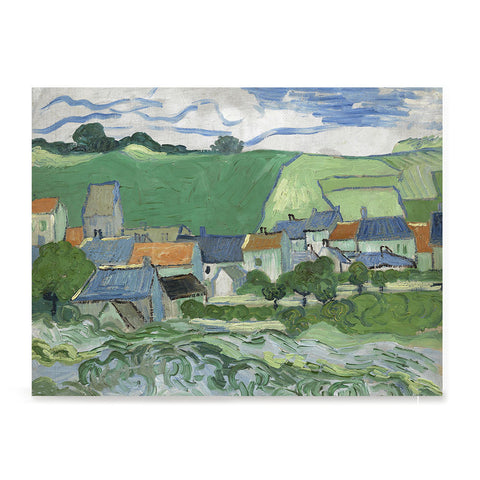 Ezposterprints - View Of Auvers | Van Gogh Art Reproduction