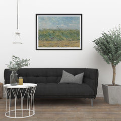 Ezposterprints - Wheatfield With Partridge | Van Gogh Art Reproduction - 32x24 ambiance display photo sample